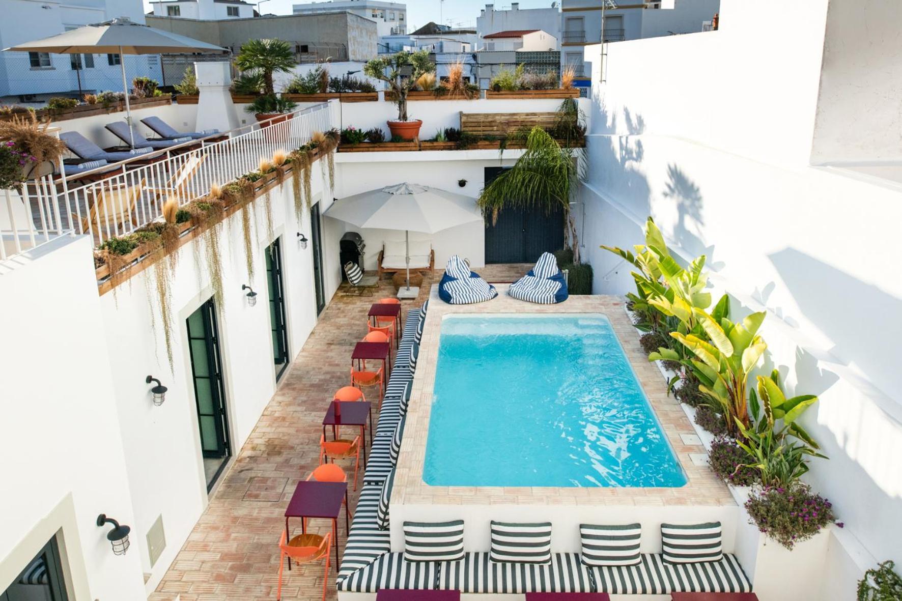 Casa Rosa Villa With Pool In Olhao Centre Exterior foto